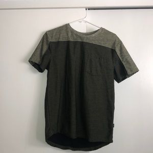 Two-toned green men’s t-shirt